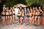 dino and madhvan with all the girls at The Hunt for The Kingfisher Swimsuit Calendar Girl 2010.jpg
